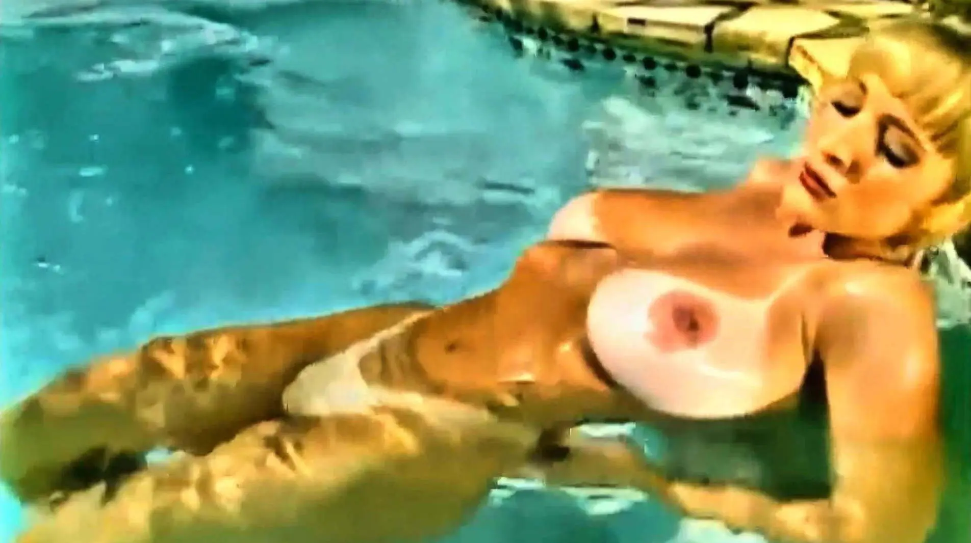 Vintage Danni Ashe Big Tits - Classic Danni Ashe Swimming Pool Video - Sunporno